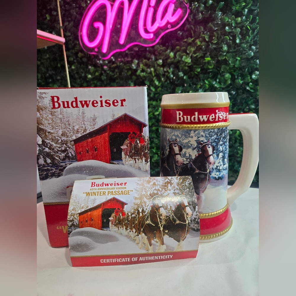 Budweiser Winter Passage Stein